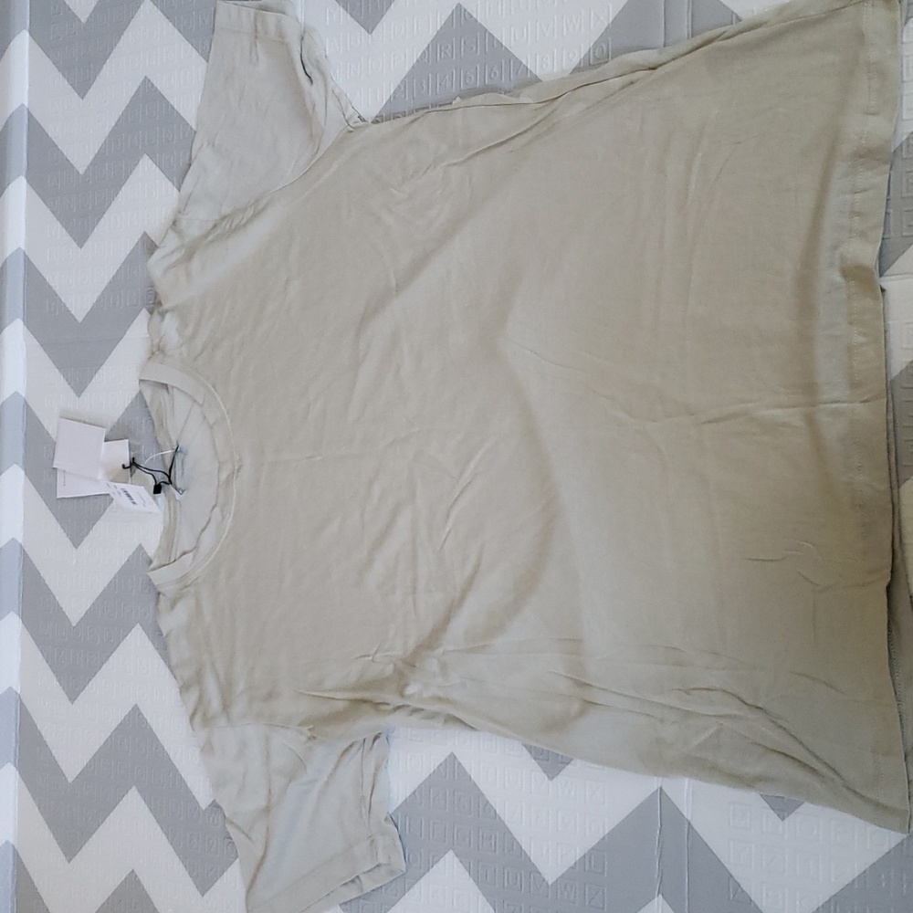 John Elliot crewneck tee.  Main Line.  MADE in USA.  COLOR IS CLAY.  NWT